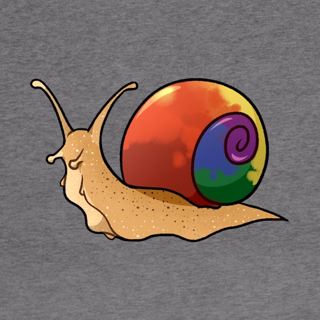 LGBT snail by gaypompeii